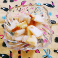 ﾁｲﾁｬﾝﾏﾏ's cooksnap of when they made 簡単ヒトサラ♪＊りんごと梨の梅和え＊.