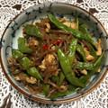 クックEAJNN4☆'s cooksnap of when they made インゲンと白滝と油揚げの七味ごま油炒め.