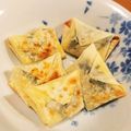 ふうとう's cooksnap of when they made 余ったワンタンの皮で簡単大葉チーズ焼き.