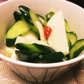 茶ちゃめ's cooksnap of when they made ♡簡単！きゅうりと長芋の浅漬け♡.