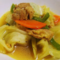 ♡Catherine's cooksnap of when they made 白菜 野菜の簡単♪カレー風スープ煮込み♡.