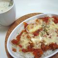 かとなお's cooksnap of when they made 残ったミートソースはドリアにして✿.