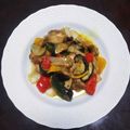 たのう's cooksnap of when they made 鶏肉と夏野菜のカレー粉炒め.