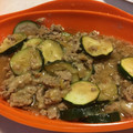 スンダラヘ's cooksnap of when they made ズッキーニのレンチン肉味噌チーズ♥.