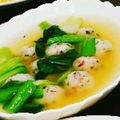 1106のんたん's cooksnap of when they made もっちりはんぺん団子の餡かけ.