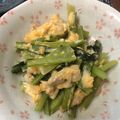 maipu1030's cooksnap of when they made チーズin♪小松菜とウインナー＊炒り卵.