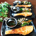 キョーマキ's cooksnap of when they made 和風香味ソースで！鮭のムニエル.