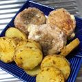 otorisama's cooksnap of when they made ﾁｰｽﾞとじゃがいもの豚こま巻.
