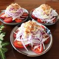キョーマキ's cooksnap of when they made 新玉ねぎとトマトの血液サラサラサラダ☆☆.