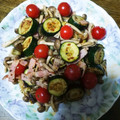 kashikoma☆'s cooksnap of when they made きのこと夏野菜のバジル炒め.