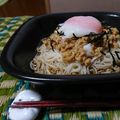 ダイナマイト漆黒's cooksnap of when they made 温玉納豆そうめん.