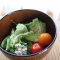 みるく茶's cooksnap of when they made 甘旨♪マヨネー酢オリーブオイルゴマダレ☆.