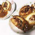 つばみ♡'s cooksnap of when they made 節約でガッツリ！厚揚げの肉詰め.