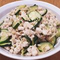 kaori238's cooksnap of when they made 挽肉とズッキーニ(茄子)のナンプラー丼.
