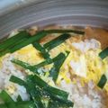 jagao's cooksnap of when they made 中華風ニラ玉雑炊☆戻し粥で簡単☆.