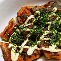 saalalan's cooksnap of when they made さつま揚げのお好み焼き風.