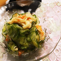 ただの猫好きさん's cooksnap of when they made 胡瓜とわかめとカニカマの酢の物☆.