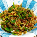 クック64OY6U☆'s cooksnap of when they made ピーマン とちりめんじゃこのおかか炒め.