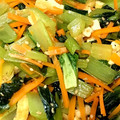★☆STAR☆★'s cooksnap of when they made 超簡単！小松菜とニンジンと薄揚げの炒め煮.