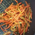 ゆうかあぁ's cooksnap of when they made ブロッコリーの芯と人参のきんぴら.