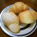 かえるぷりん's cooksnap of when they made ロールパンの捏ねないレシピ.