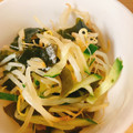 ○・ω・○はむはむ's cooksnap of when they made もやしとわかめ、きゅうりの酢の物.