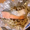 Тика's cooksnap of when they made シャケとキノコのホイル焼き.