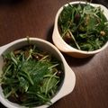 ♪さぁーちゃん♪'s cooksnap of when they made 5分で簡単あと1品！水菜としめじのサラダ.