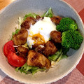 はなぴっち's cooksnap of when they made とりもも照り丼～温玉のせ～.