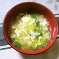 ふれんでぃあ's cooksnap of when they made 簡単！サニーレタス入りコンソメスープ♪.