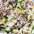 クックY08S17☆'s cooksnap of when they made 挽肉とズッキーニ(茄子)のナンプラー丼.