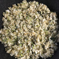 ぷりまめ's cooksnap of when they made 妊婦 産後 授乳中 小松菜とじゃこの炒飯.