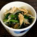 マメちゃんまま's cooksnap of when they made 俺流！ニラと鶏ささ身のピリ辛梅干し和え.