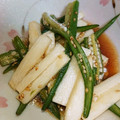 ＊ちゃちゅ＊'s cooksnap of when they made 長芋とオクラの中華風和え物.
