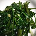 さや131's cooksnap of when they made 台湾家庭の味★空心菜のにんにく炒め.