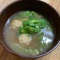 shiirao's cooksnap of when they made レタスと肉団子とマロニーの中華スープ.