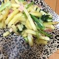 クックS3JNN2☆'s cooksnap of when they made 冷凍ポテトと小松菜のアンチョビバター炒め.