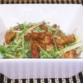 チェリーガーデン's cooksnap of when they made ♡鶏皮と水菜のピリ辛マヨサラダ♡.