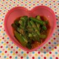 ☆hironon☆'s cooksnap of when they made レンジで簡単・アスパラガスのごま味噌和え.