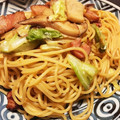 kaoritto's cooksnap of when they made 超簡単！！きのことベーコンの和風パスタ.