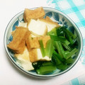 まぶたん's cooksnap of when they made 小松菜と厚揚げのあごだし煮物.