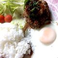 レイディー００００１'s cooksnap of when they made 簡単♪ジューシー!!!和風ハンバーグ♡.