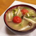 ＊ゆか＊07's cooksnap of when they made みょうが香る＊ミニトマトの味噌汁＊.