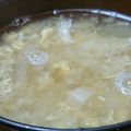 ﾋﾟﾛﾐ♡'s cooksnap of when they made 玉ねぎと卵の味噌汁♪卵でまろやか♪.