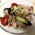 nharuse's cooksnap of when they made なすと豚しゃぶのおろし香味和え.