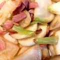 はに333's cooksnap of when they made 簡単♬シンプル☆かぶとベーコンの炒め物.