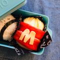 サキコバ's cooksnap of when they made マックnaおにぎり＊ポテトキャラ弁.