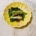yesmama's cooksnap of when they made アスパラとほうれん草の胡麻味噌和え.