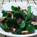 クック27BKNZ☆'s cooksnap of when they made ピーマン・椎茸・大葉のきんぴら風炒め♪.