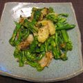 sawamusha's cooksnap of when they made 新じゃが＆菜の花＆海老のアンチョビ炒め.